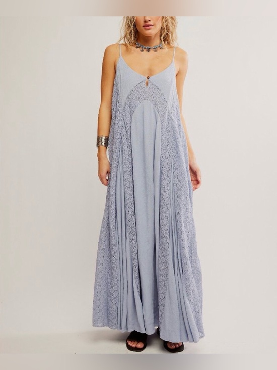 Free People Dresses & Skirts - FREE PEOPLE Trail Of Flowers Maxi Dress / Dried Hydrangea